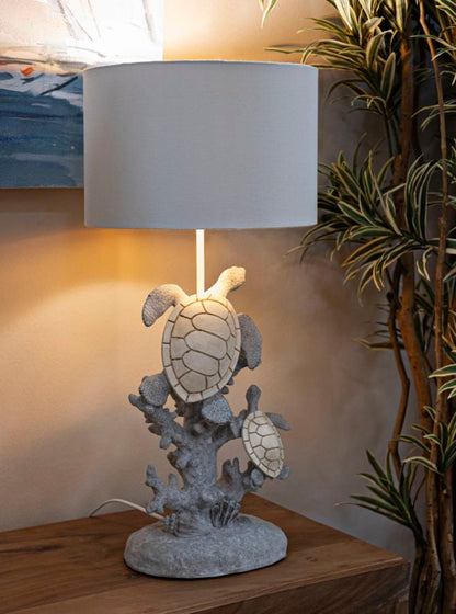 Lampada da Tavolo con Design di Tartarughe - Ø 30,5 cm x 63,5 cm