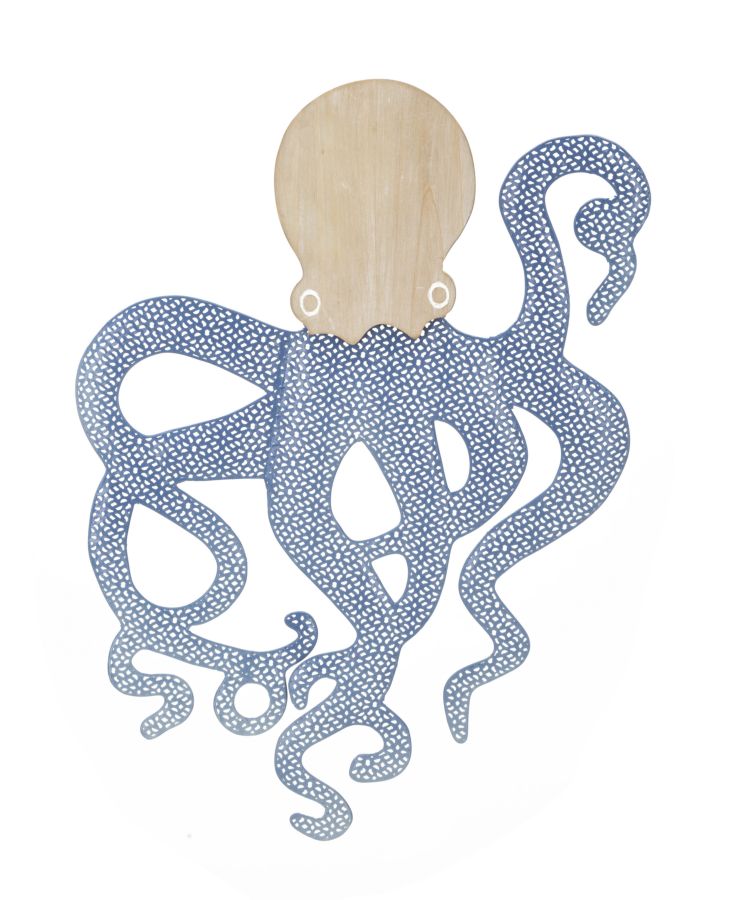 3D-Wandbild Oktopus 41x1.5x57 cm