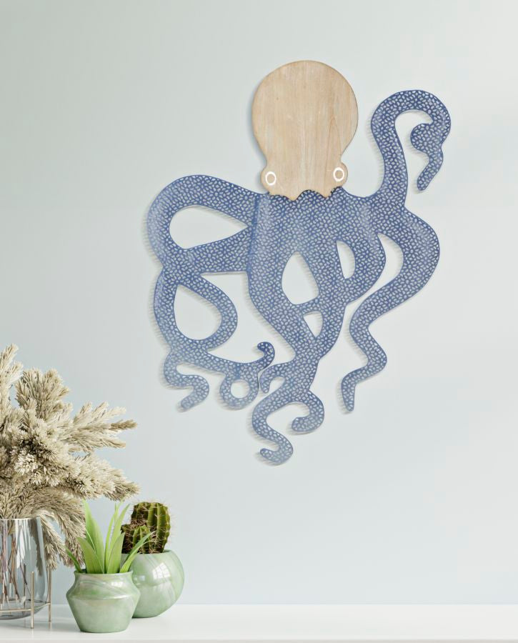 3D-Wandbild Oktopus 41x1.5x57 cm