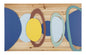 3D Decorative Panel in Wood and Metal 80x2.5x50 cm
