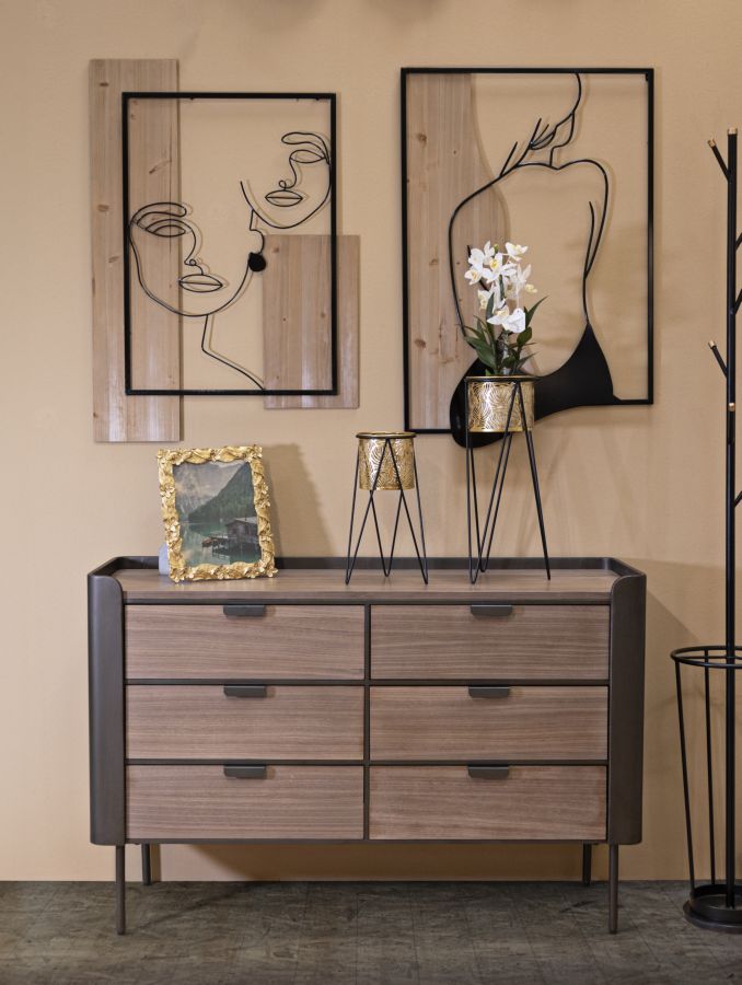 Kommode Toronto Elegant 120x39x79 cm