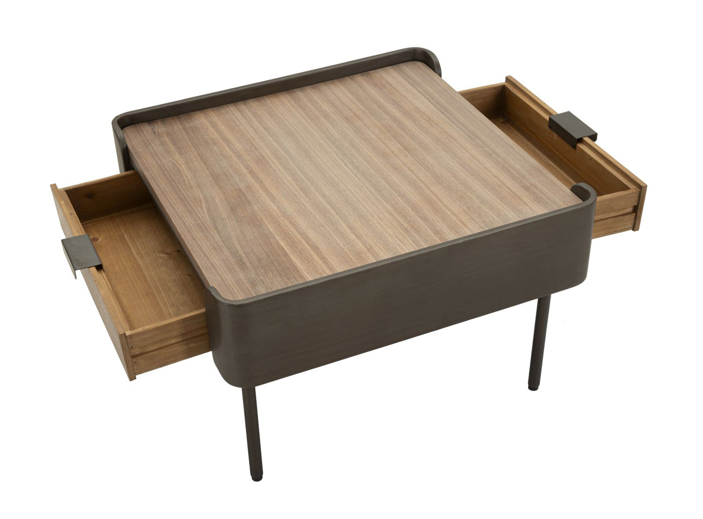 Couchtisch Toronto mit 2 Schubladen 60x60x41 cm
