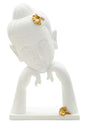 Elegant Buddha Head - Dimensions 21.5x13x36 cm