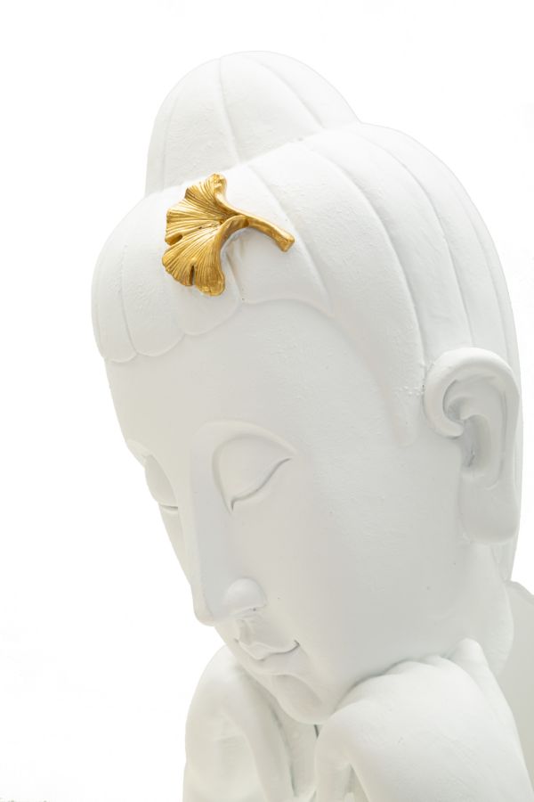 Testa di Buddha Elegante - Dimensioni 21,5x13x36 cm