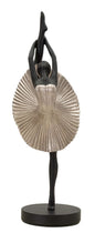 Elegant Lady Figurine in Silver 14x14x42.5 cm