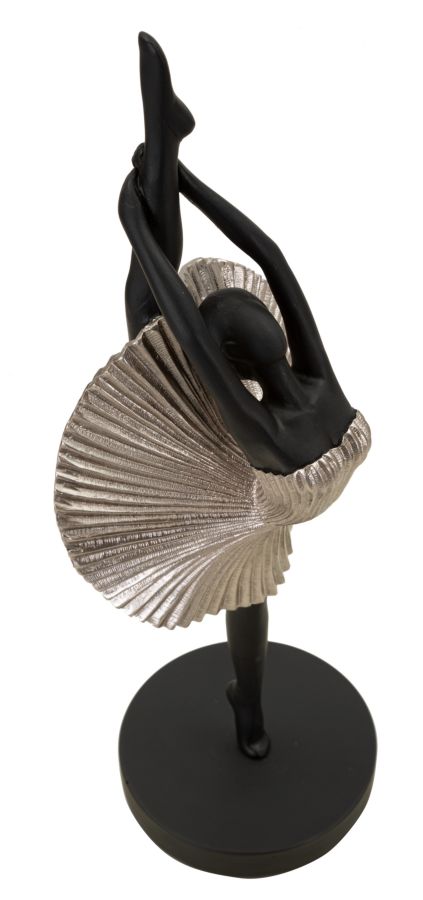 Elegante Damenstatuette aus Silber 14x14x42,5 cm