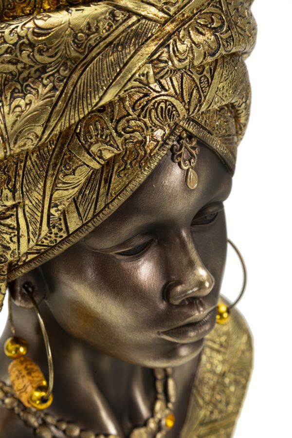 Scultura Africana Elegante 21x16x38 cm