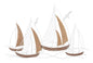 3D Decorative Panel Sea and Sail cm 89.5x3.8x57.8