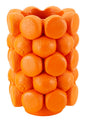 Decorative orange vase cm ø 19x28