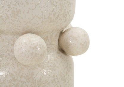 Vaso Decorativo in Ceramica con Sfere Ø 16x28 cm