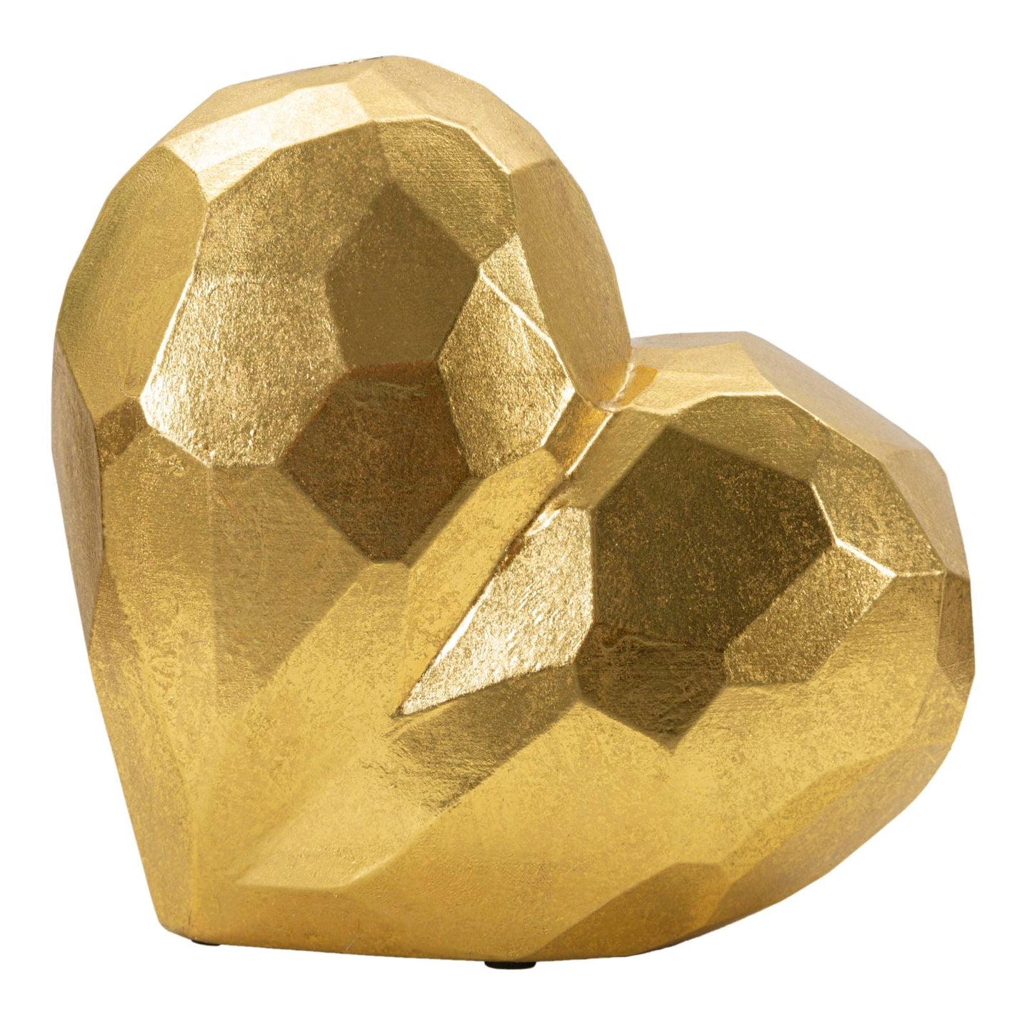 Vase Herz Gold 19x9x18 cm