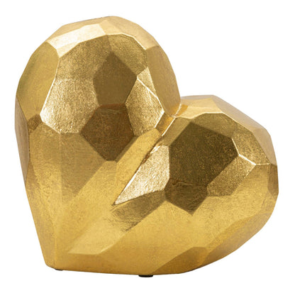 Vase Herz Gold 19x9x18 cm