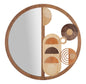 Block Round Wall Mirror cm Ø 80x3