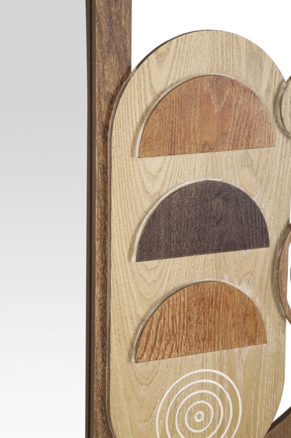 Runder Wandspiegel Block Ø 80x3 cm