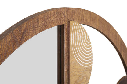 Runder Wandspiegel Block Ø 80x3 cm