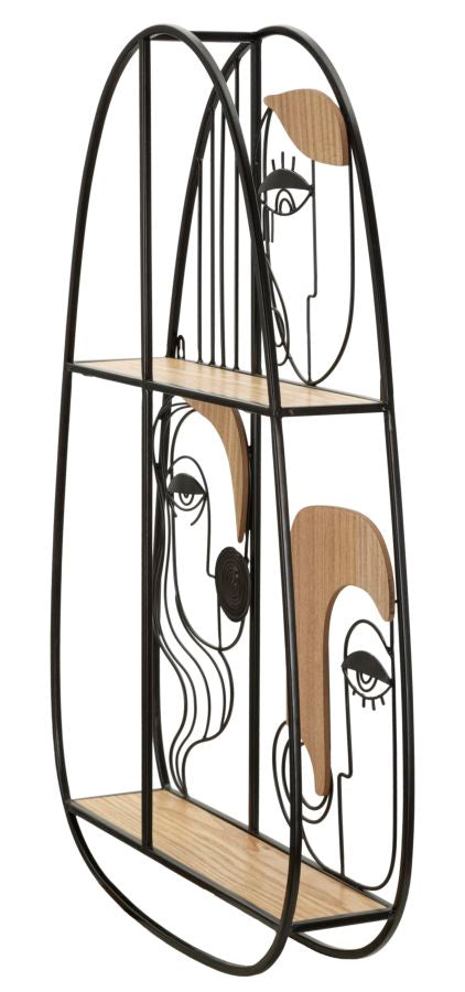Mensola da muro artistica Picassy cm 49,5x11,4x80