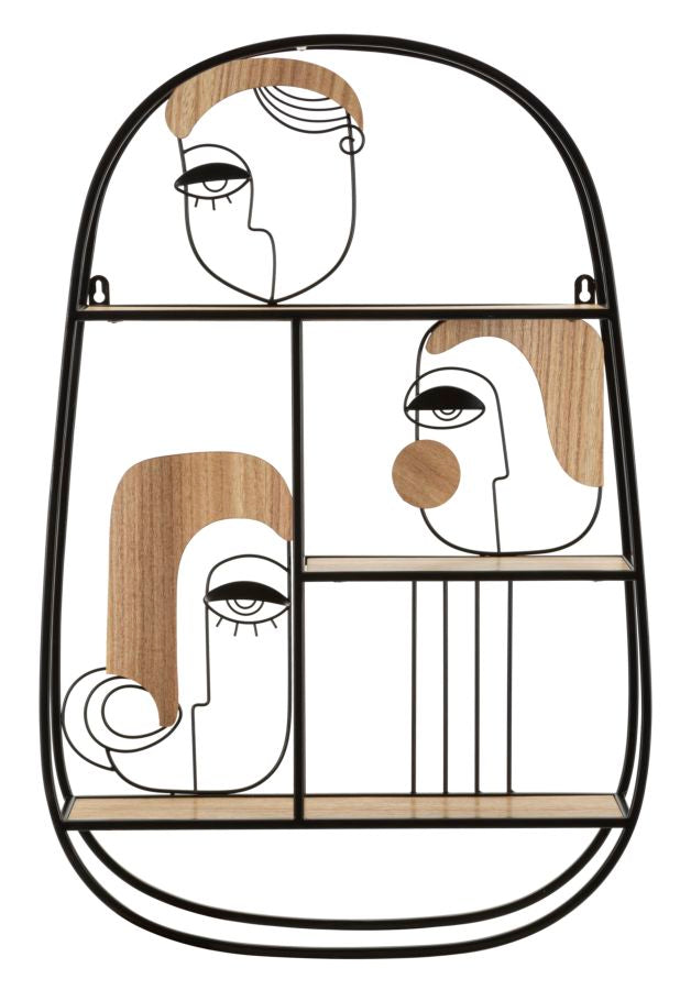 Mensola Picassy da muro 47x11,4x70 cm - Design moderno e funzionale