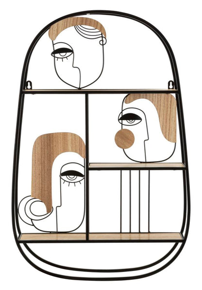 Mensola Picassy da muro 47x11,4x70 cm - Design moderno e funzionale