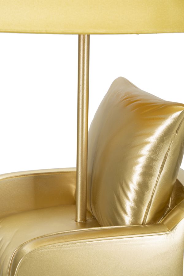 Lampada da Comodino Vintage Gialla cm ø 26x46