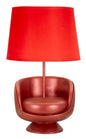 Red Retro Table Lamp Ø 26x43 cm
