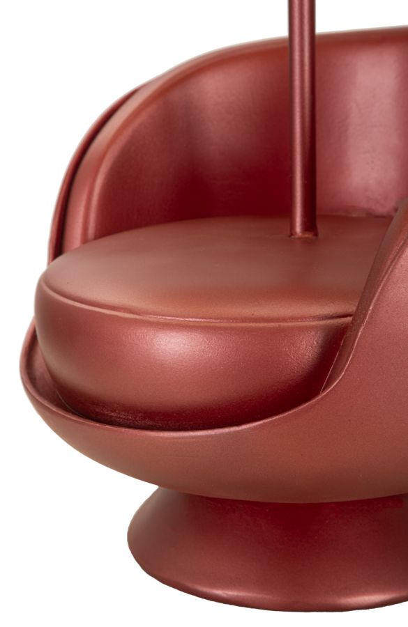 Lampada da Tavolo Retro Rossa Ø 26x43 cm