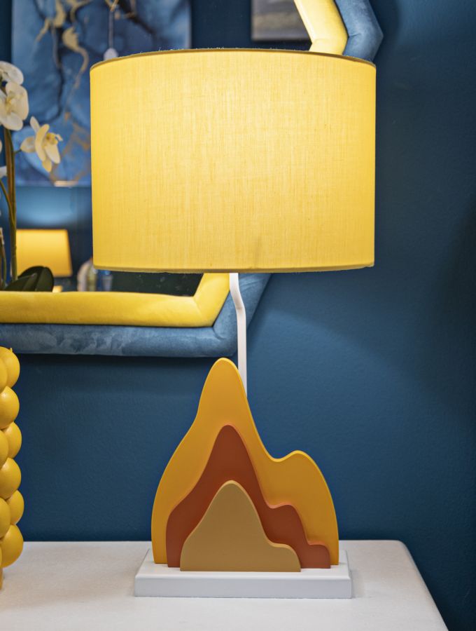 Tischleuchte Design Flamme -a- 30x57 cm