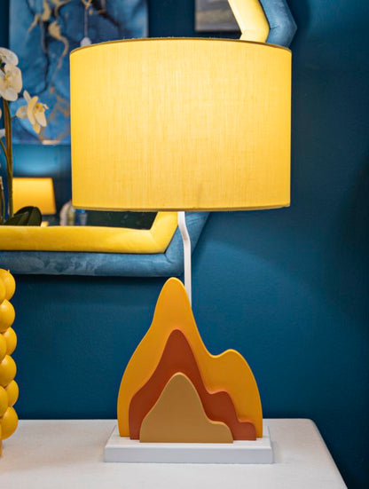 Tischleuchte Design Flamme -a- 30x57 cm