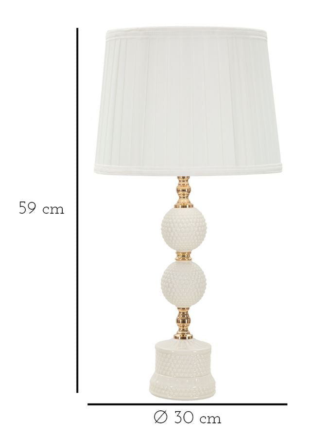 Lampada da Tavolo Napoli Elegante cm ø 30x59