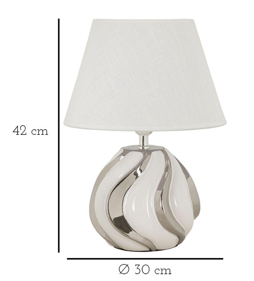 Elegante Tischleuchte Shiney cm ø 30x42