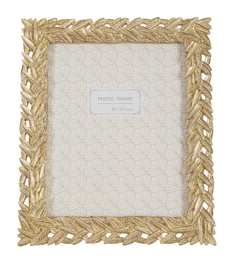 Eleganter Bilderrahmen Solis mit Blattmotiv 26,7x1,8x31,8 cm