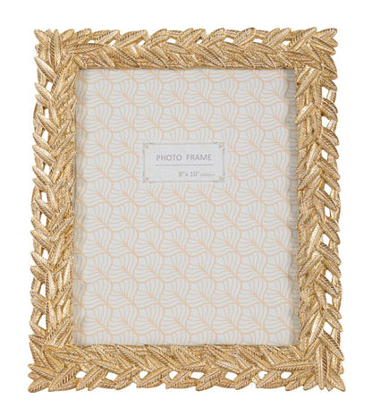 Eleganter Bilderrahmen Solis mit Blattmotiv 26,7x1,8x31,8 cm