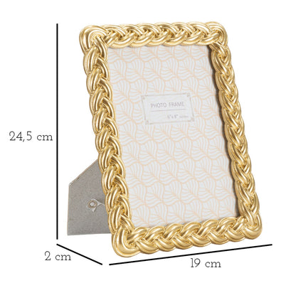 Eleganter Rahmen Rope 19x2x24,5 cm (Innenmaß 15x20 cm)