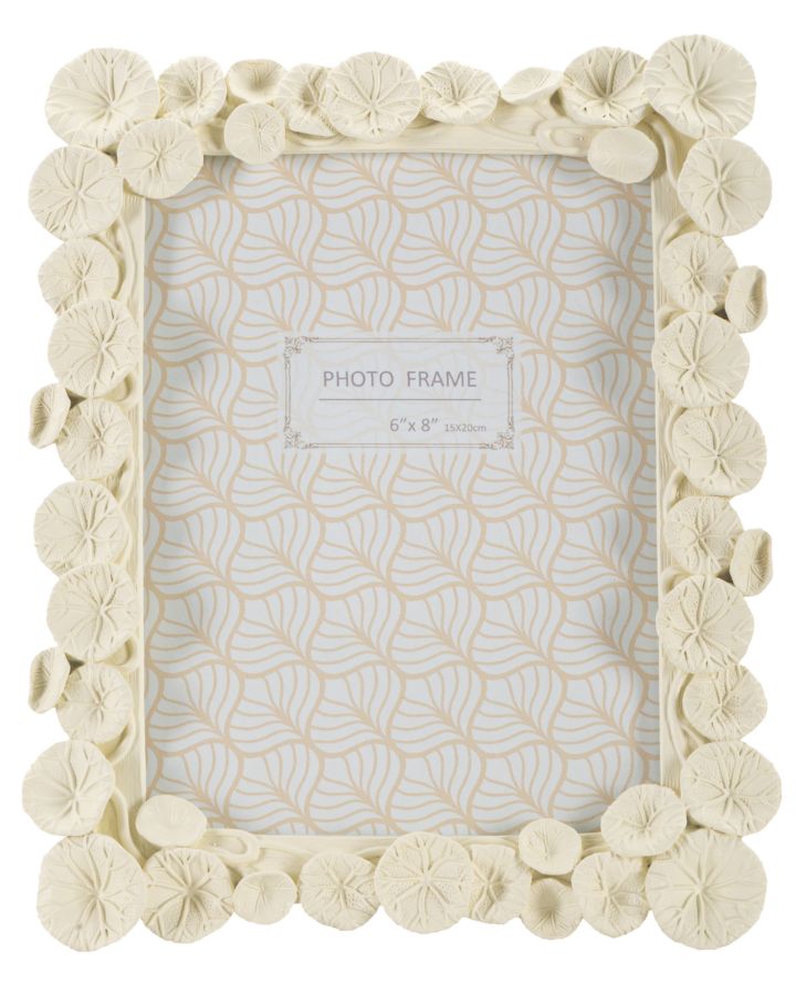 Cornice elegante Lotus con motivo foglie di loto cm 20,8x2x25,9 (misura interna cm 15x20)