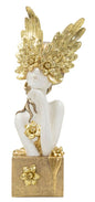 Elegant Minerva Bust 20x17x50 cm