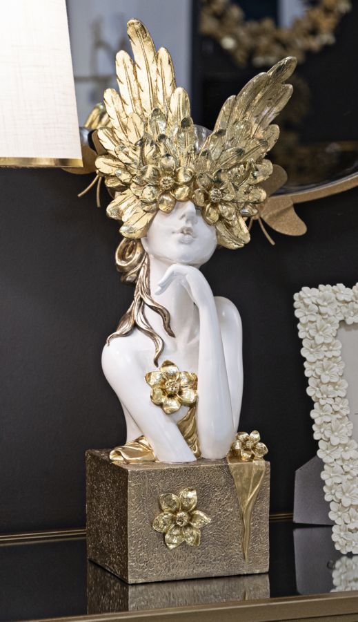 Büste Minerva Elegant 20x17x50 cm