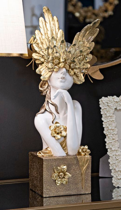 Büste Minerva Elegant 20x17x50 cm
