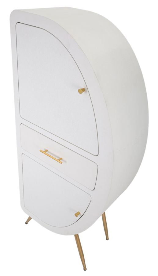 Schränkchen Venus 2-türig im Retro-Design 60x32x133 cm