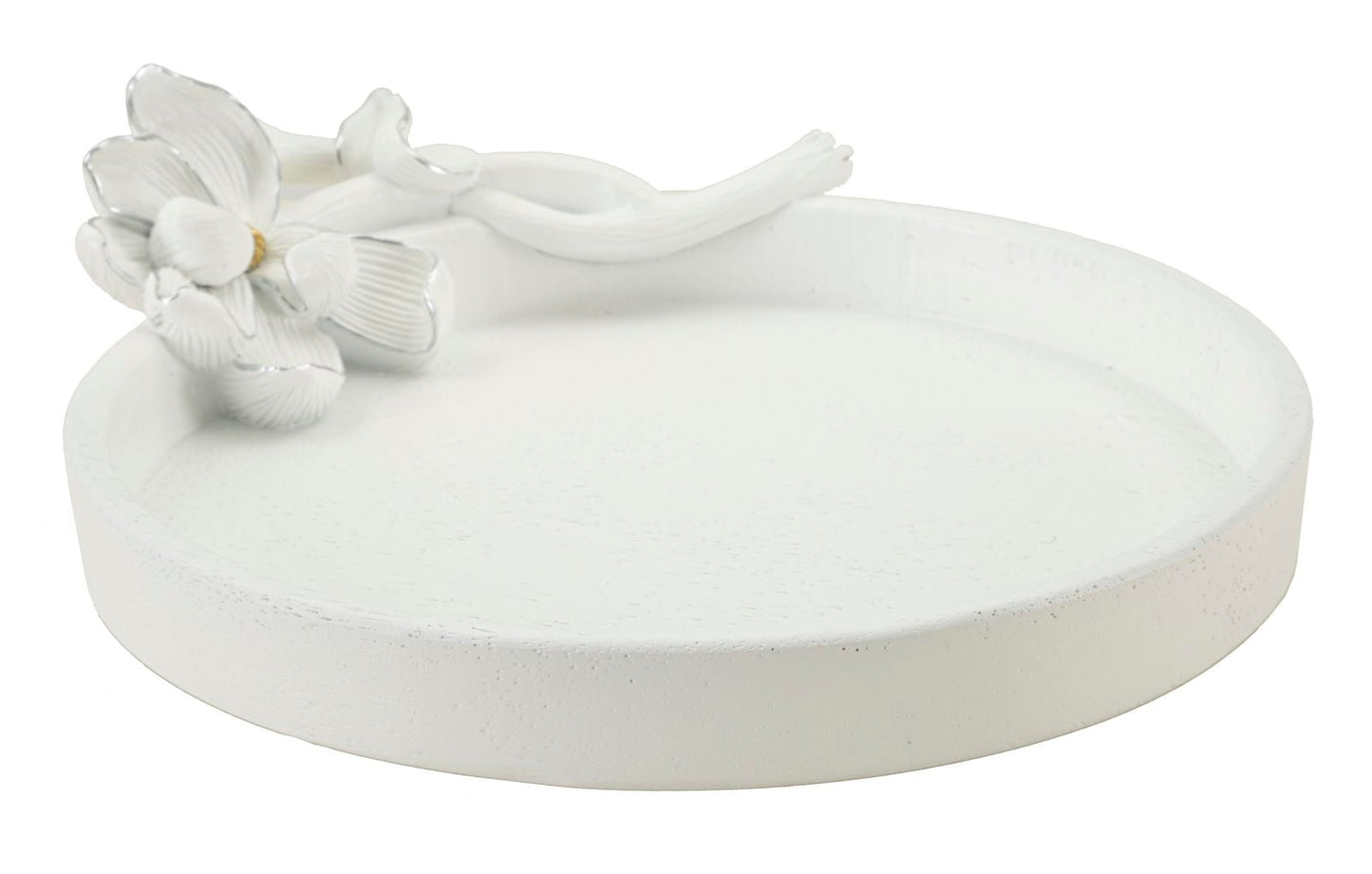 Tablett S/Leertuch Magnolia 24x21x6 cm