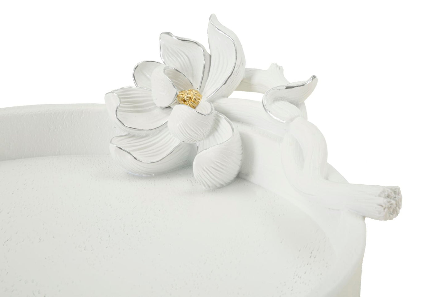 Tablett S/Leertuch Magnolia 24x21x6 cm