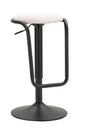 Destiny Swivel Bar Stool, white, ø 41 cm, adjustable height 61-83 cm