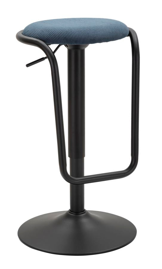 Barhocker Destiny Marineblau Ø 41 cm Höhenverstellbar 61-83 cm