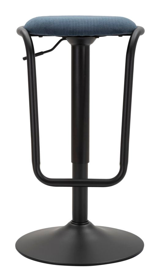 Barhocker Destiny Marineblau Ø 41 cm Höhenverstellbar 61-83 cm