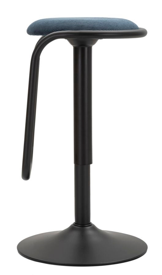 Barhocker Destiny Marineblau Ø 41 cm Höhenverstellbar 61-83 cm