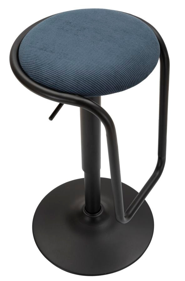 Barhocker Destiny Marineblau Ø 41 cm Höhenverstellbar 61-83 cm