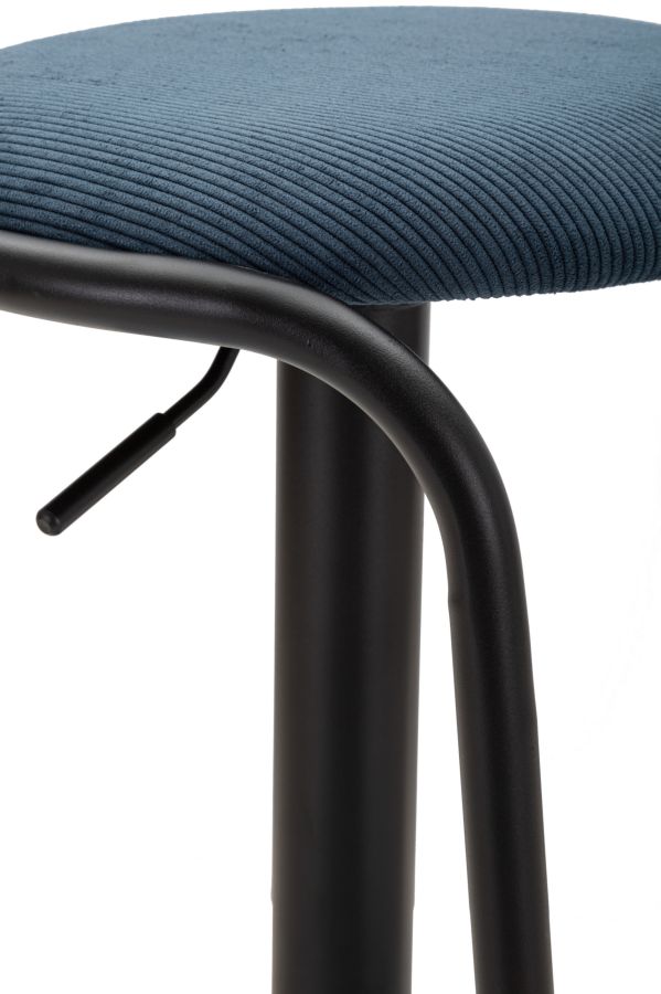 Barhocker Destiny Marineblau Ø 41 cm Höhenverstellbar 61-83 cm