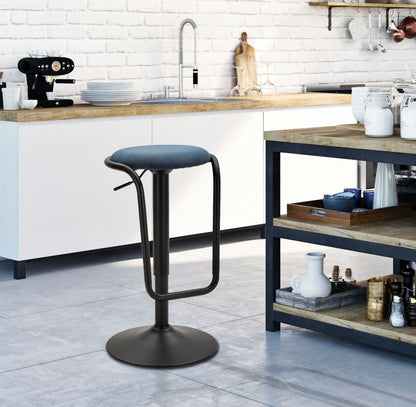Barhocker Destiny Marineblau Ø 41 cm Höhenverstellbar 61-83 cm