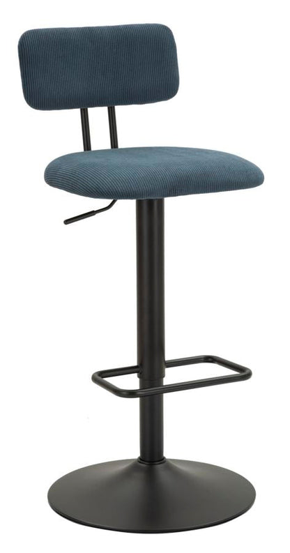 Verstellbarer Barhocker Navy im Retro-Stil 41x47,5x85-106,5 cm (Sitzhöhe 61-83 cm)