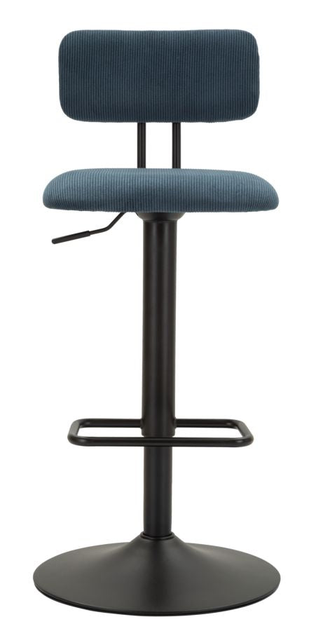Verstellbarer Barhocker Navy im Retro-Stil 41x47,5x85-106,5 cm (Sitzhöhe 61-83 cm)