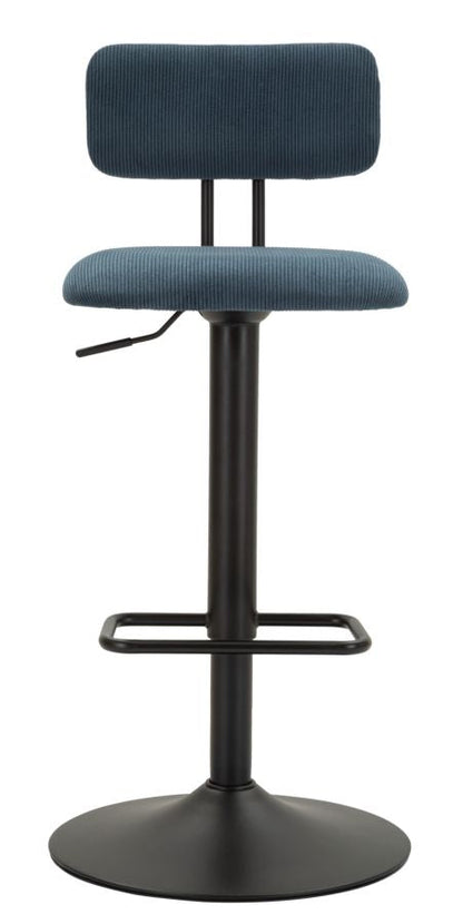Verstellbarer Barhocker Navy im Retro-Stil 41x47,5x85-106,5 cm (Sitzhöhe 61-83 cm)