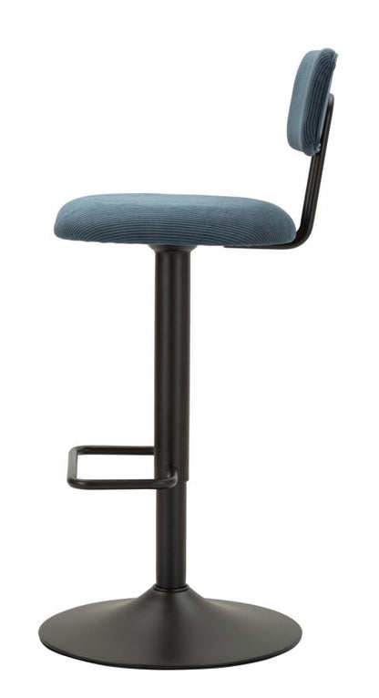 Verstellbarer Barhocker Navy im Retro-Stil 41x47,5x85-106,5 cm (Sitzhöhe 61-83 cm)